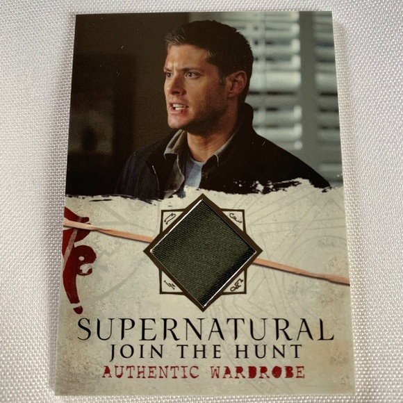 Authentic Cryptozoic Wardrobe Trading Card from the TV Show Supernatural! - Picture 1 of 2